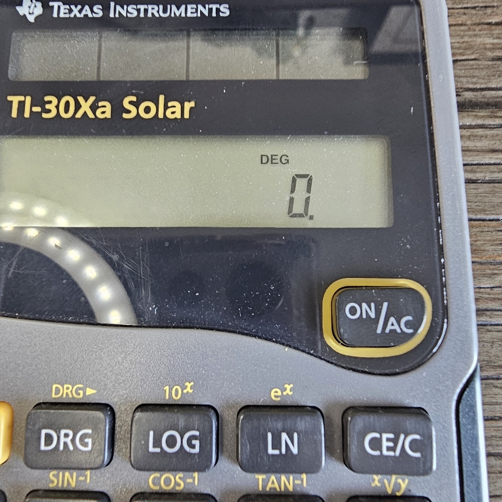Texas Instruments TI-30Xa Solar Calculator - Picture 11 of 12